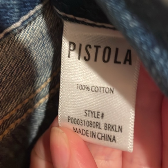 NWT Pistola Alice High Rise Midi Skirt Jean Size 27 - Picture 10 of 14